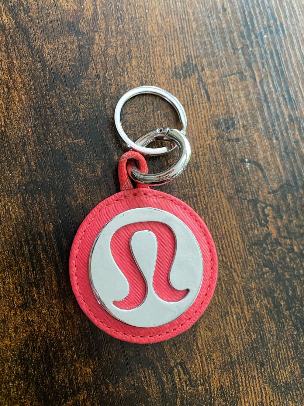 Lululemon Round Logo Keychain